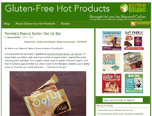 Tablet Screenshot of glutenfreehotproducts.com